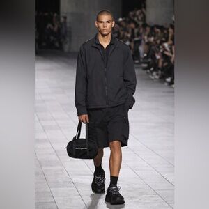 Alexander Wang Black Mesh Bag Mini Duffle Tags $350 10”x6”x4”. Handle drop 12”